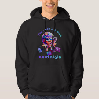 80s Nostalgia Groove Hoodie – Retro Good Old Days  パーカ