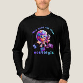 80s Nostalgia Groove Long Sleeve Tri-Blend トライブレンドＴシャツ (正面)