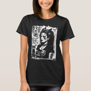 80's Punk Tradゴシック写真ファンジン・フライヤーアートヴェルシオ Tシャツ