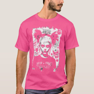80'S Punk Tradゴシック写真ファンジン・フライヤーアートヴェルシ Tシャツ