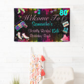 80's Retro,  Back to the 80's 横断幕 (インサイチュ)