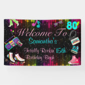 80's Retro,  Back to the 80's 横断幕 (横)