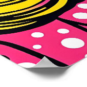80s Retro Glam Pop Art ポスター (角)