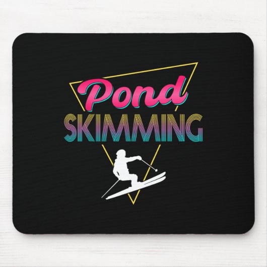 80s Retro Pond Skimming Apparel Ski Pond Skimmer  マウスパッド (正面)