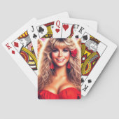 80s Retrowave Woman トランプ (裏面)