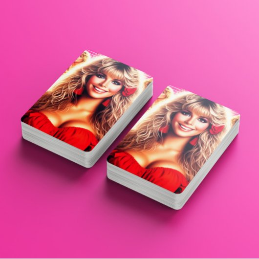 80s Retrowave Woman トランプ