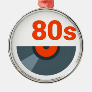 80s Rock 1980sミュージックレコード メタルオーナメント