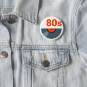 80s Rock 1980sミュージックレコード 缶バッジ (インサイチュ)