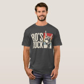 80s Rock Band 80s Rockee Gift For girl Tシャツ (正面フル)