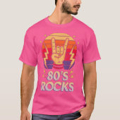 80'S Rocks 1980 Rock And Roll Party Tシャツ (正面)