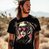 80s Sci-Fi女性 Tシャツ