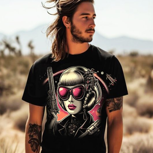 80s Sci-Fi女性 Tシャツ