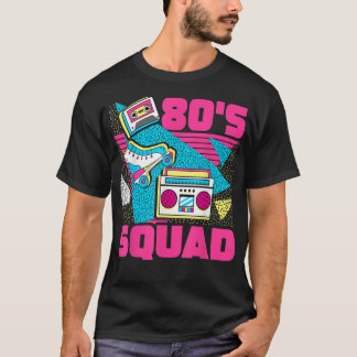 80s Squad 80s Aesthetic Retro Matching 80s Party Tシャツ