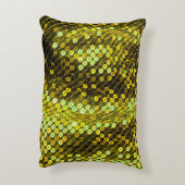 80s style sequined textile closeup. アクセントクッション (裏面(縦))