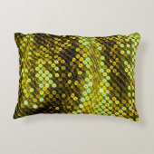 80s style sequined textile closeup. アクセントクッション (裏面)