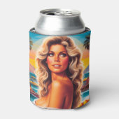 80s Summer Woman 缶クーラー (缶正面)