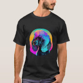 80s Synthwave and Poodle Aesthetic Tシャツ (正面)