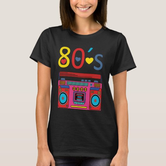80s themed party 80s costume I love the 80s 1 Tシャツ (正面)