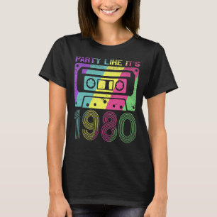 80s Vibeヴィンテージ80パーティー1980レトロ Tシャツ