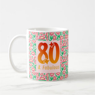 80thと素晴らしい コーヒーマグカップ