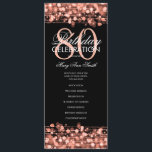 80thエレガント Birthday Partyプログラムバラ金ゴールド プログラム<br><div class="desc">「エレガントBirthday Party Program」デザインとキラキラと光をバラ金ゴールドに追加したカスタム文字。</div>