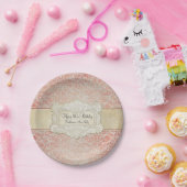 80thバースデーパーティーヴィンテージフランスのリージェンシーレース ペーパープレート (パーティー)