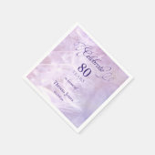 80thバースデーパーティー標準カクテルナプキン スタンダードカクテルナプキン (角)