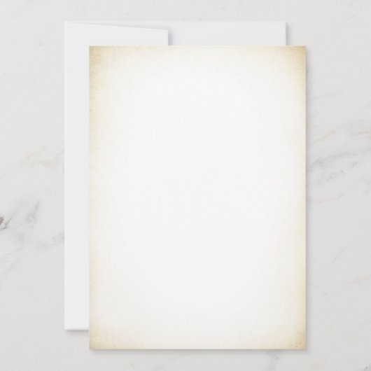 80thバースデーパーティー – レトロクリーミー白と海軍 招待状 (裏面)