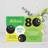 80thローンボウルズはだしのボーリング誕生日 招待状 (スタンド正面)