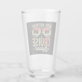 80TH誕生日クルーズスクワッドファミリーマッチングDK タンブラーグラス (裏面)