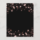 80th誕生日ブラックバラ金ゴールド予算 チラシ (裏面)