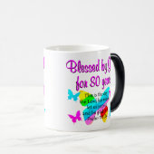 80TH誕生日祈りの言葉 モーフィングマグカップ (正面右)