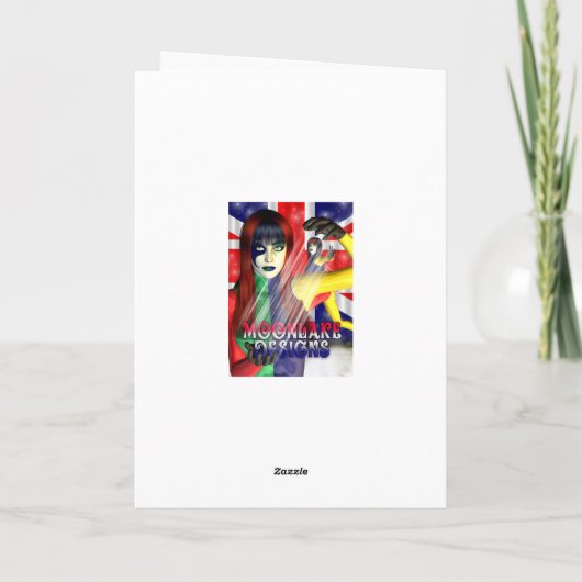 80th誕生日素晴らしおばあちゃんかわいこちゃんパイアニマルコール カード (裏面)