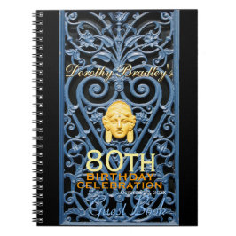 80th誕生祝いアールデコカスタムゲストB ノートブック