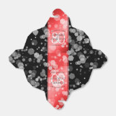 80th エレガント Ruby結婚の記念日 フェイバーボックス (折り畳みなし)