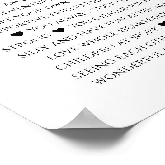 80th 60th誕生日40thを愛する理由 ポスター (角)