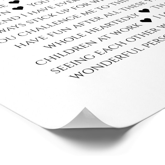 80th 60th 50th誕生日を愛する70の理由 ポスター (角)