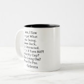 80th Birthday ツートーンマグカップ (正面左)