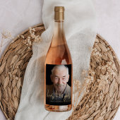 80th Birthday Partyフォト応援 ワインラベル