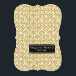 80th Birthday Party Glam Gatsby 素晴らしスタイル 招待状<br><div class="desc">メモ：これはフラットプリントされたイメージで、浮き上がったレイヤーまたは実際の金ゴールドグリッター。デザインコレクション：80歳の誕生日パーティー招待状。旧インスパイアハリウッド、ギャツビー素晴らし時代、そしてグラムの全盛期を経て、このパーティの招待状セットは洗練された洗練されたエレガントお祝いに最適モダンである。クラシック、美しいアートデコスタイルの繰り返しシェルパターンは、黄金の輝く輝く壁の紙のようにグラフィックに設計されている。招待状の文言のためのクラシックタイポグラフィレイアウトは、手の書道のスワールのスクロールのフローリッシュディバイダー要素の間に挿入され、このヴィンテージレトロデザインを更新する。パーティーを印象づけユニークる衣装やドレスのために豪華な目立つ。COLOR PALETTE:金ゴールドメタリックグリッターの外観とソフトフェイククリーミーな白い文字</div>