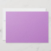 80th Custom Photo Purple and Black 招待状 (裏面)