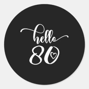 80Th Hello 80八万八十 ラウンドシール