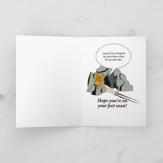 #81は、ユーモアの誕生日の父の日よく得ます カード (内部)