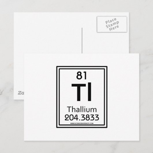 81タリウム ポストカード (正面/裏面)