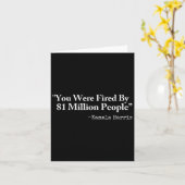 81万人に解雇された - 面白いカマラ・ハ カード (黄色い花)