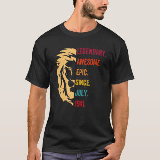 81歳の伝説1941年7月81誕生日 Tシャツ