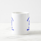 81歳の誕生日のデザイン コーヒーマグカップ (中央)