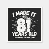 81歳皮肉ミームおもしろい81誕生日 スタンダードカクテルナプキン (正面)