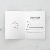 81歳誕生日パーティーの招待 招待状 (内部)