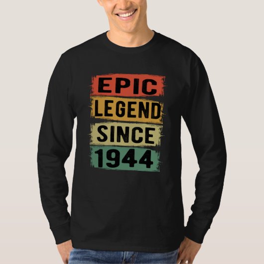 81歳Bday 1944 Epic Legend 81誕生日 Tシャツ (正面)